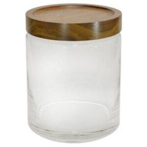 Canister Acacia/Glass Large - Threshold